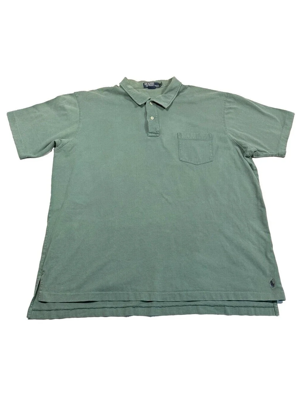 Polo Ralph Lauren Men's Green Short Sleeve Pocket Cotton Polo Shirt Size XXL